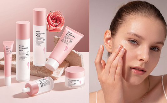 Ácido Hialurónico con Extracto de Rosa - Kit 6 Piezas Hidratación Profunda