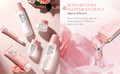 Ácido Hialurónico con Extracto de Rosa - Kit 6 Piezas Hidratación Profunda