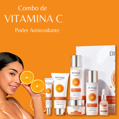 Kit Skincare Vitamina C Antimanchas Aclarante Bioaqua