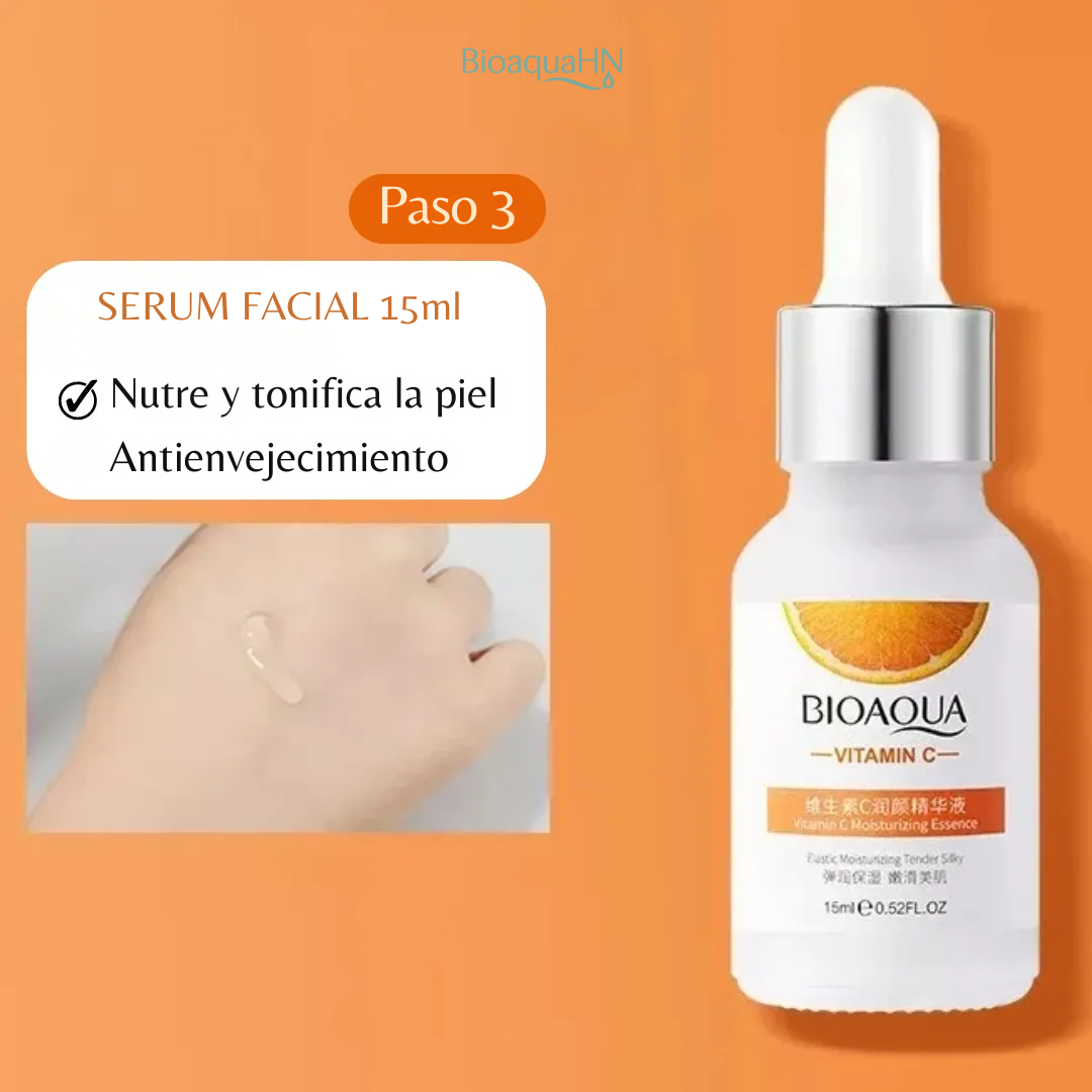 Kit Skincare Vitamina C Antimanchas Aclarante Bioaqua