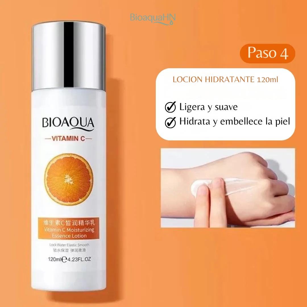 Kit Skincare Vitamina C Antimanchas Aclarante Bioaqua