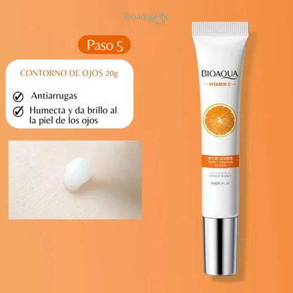 Kit Skincare Vitamina C Antimanchas Aclarante Bioaqua