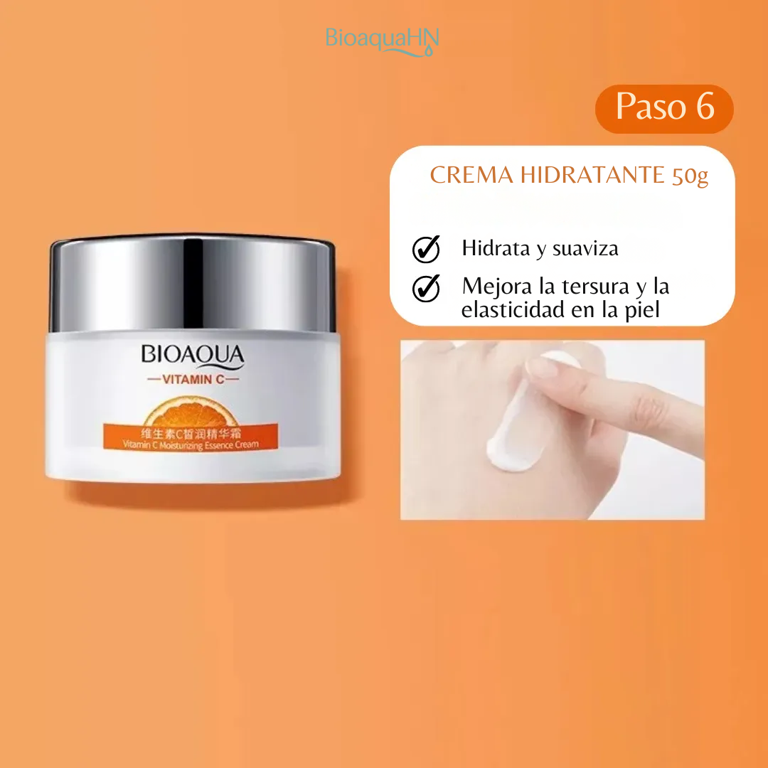 Kit Skincare Vitamina C Antimanchas Aclarante Bioaqua